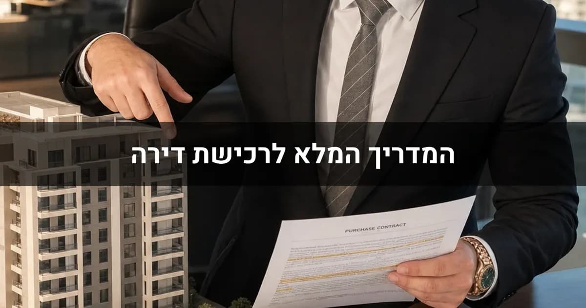 המדריך המלא לרכישת דירה - היבטים משפטיים