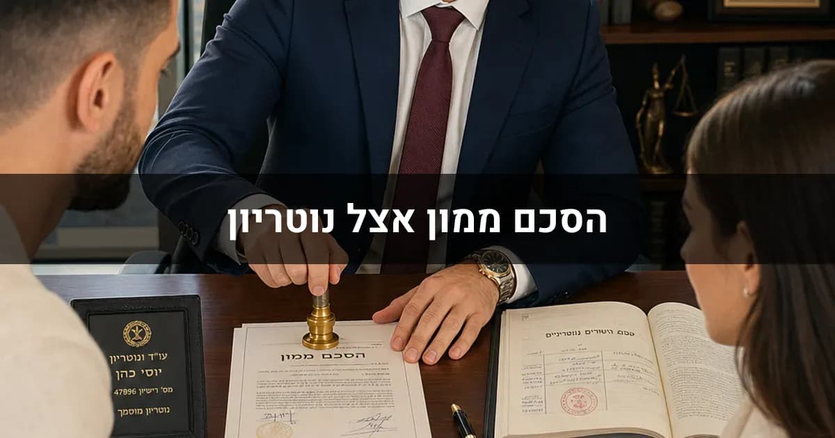 הסכם ממון אצל נוטריון: מתי זה תקף ומתי לא
