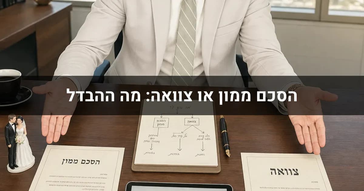 הסכם ממון או צוואה: מה ההבדל ומתי צריך כל אחד