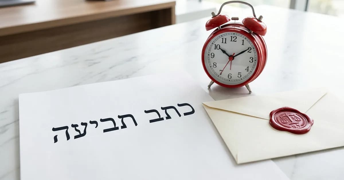 כשמגיע כתב תביעה: הצעדים הראשונים