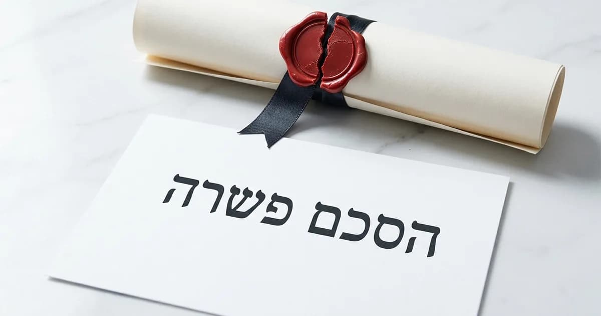 הסכם פשרה בבית משפט: מה חשוב לבדוק