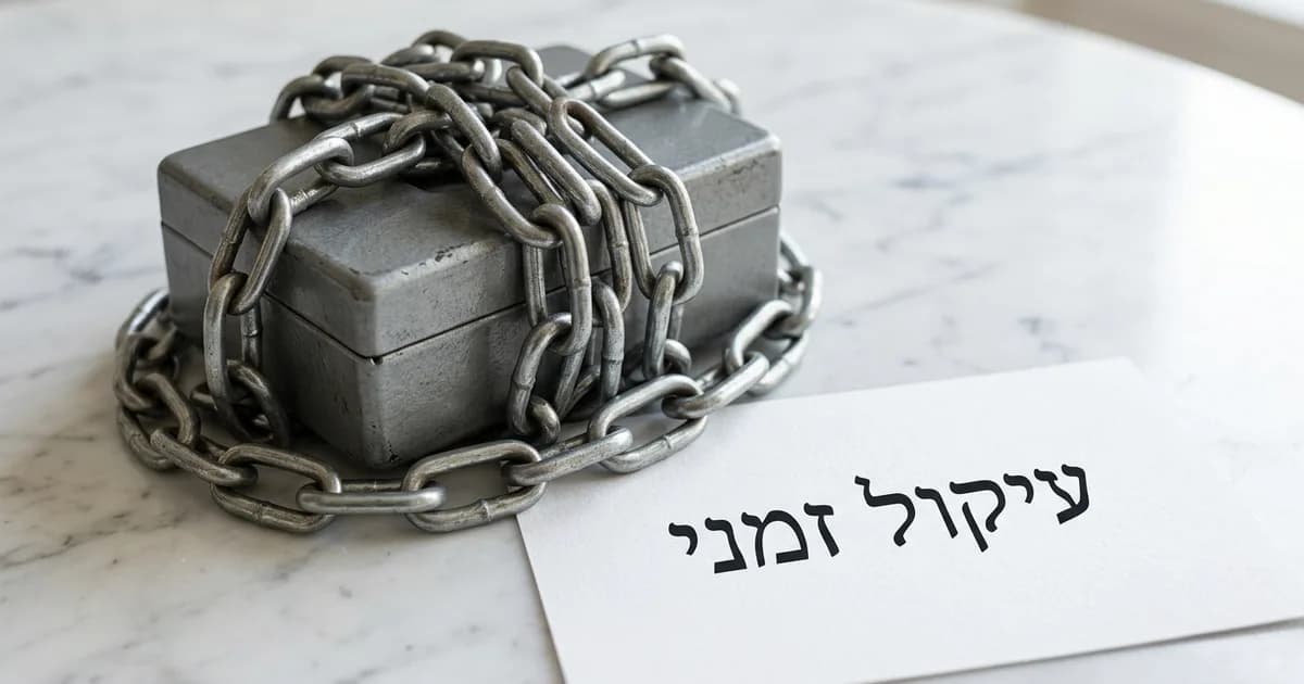 עיקול זמני: התנאים, ההליך והביטול