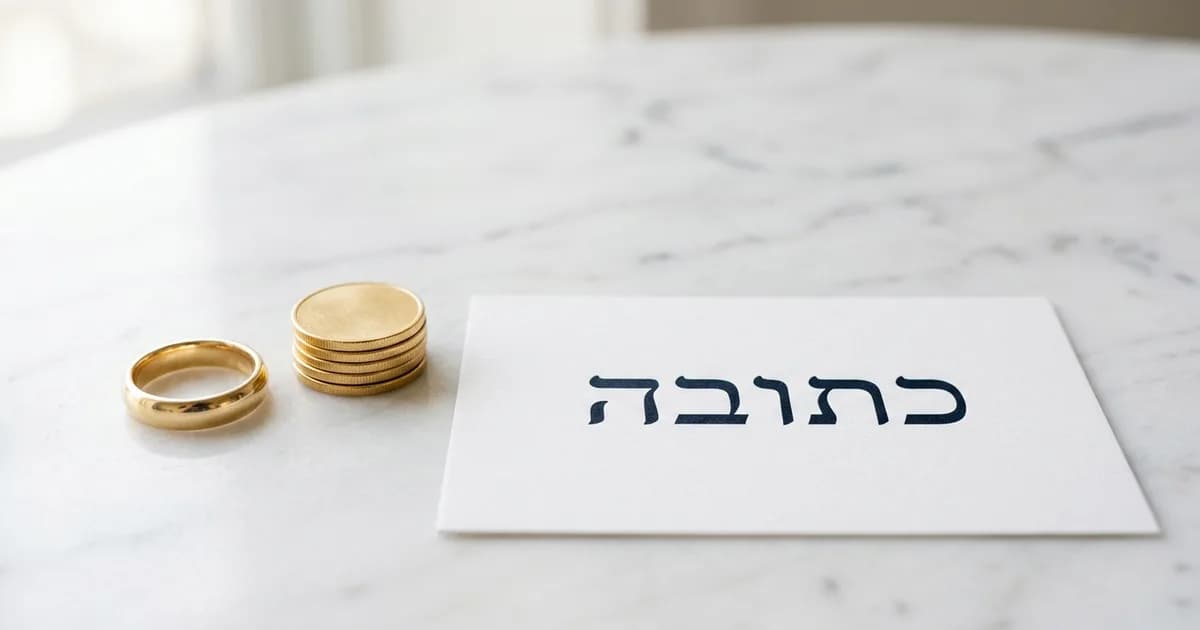 כתובה: המעמד המשפטי והתשלום בגירושין