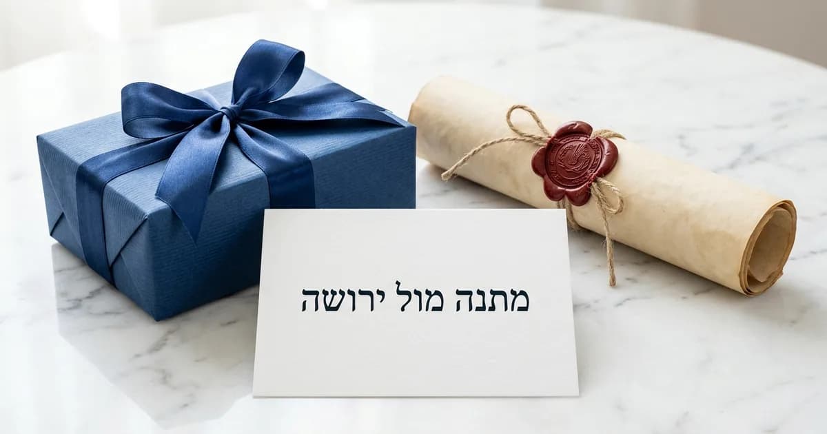 מתנה מחיים מול ירושה: מה עדיף ואיך בוחרים