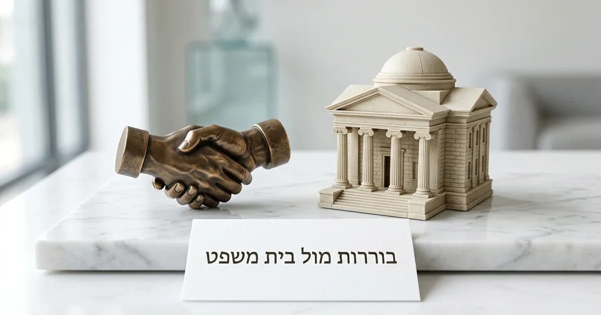 בוררות מול בית משפט: מתי לבחור בכל מסלול