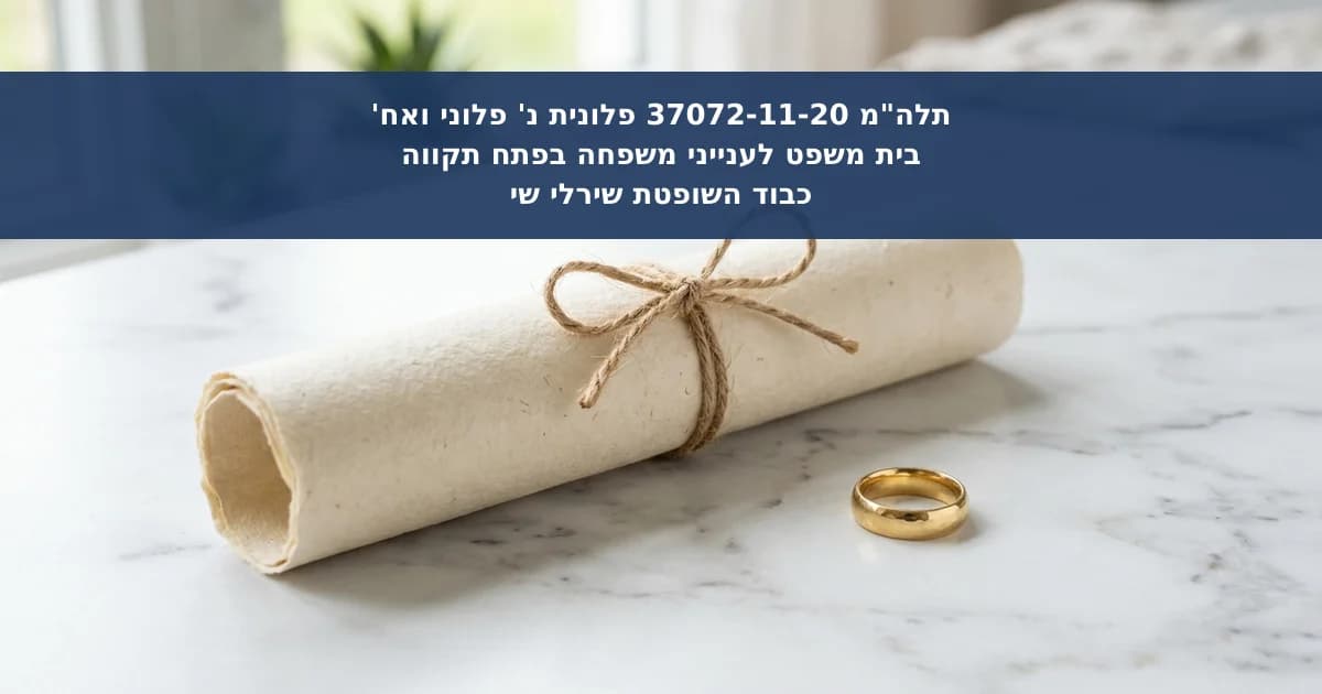 תוקף הסכם ממון וסילוק יד מבית המגורים