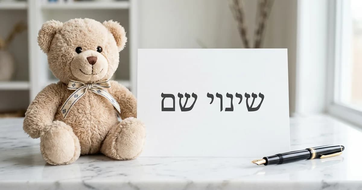 שינוי שם של קטין: מה קובע חוק השמות?