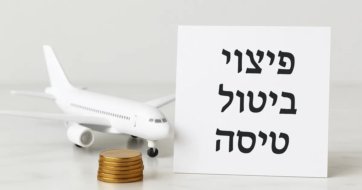 פיצוי על ביטול טיסה: הזכויות לפי חוק שירותי תעופה