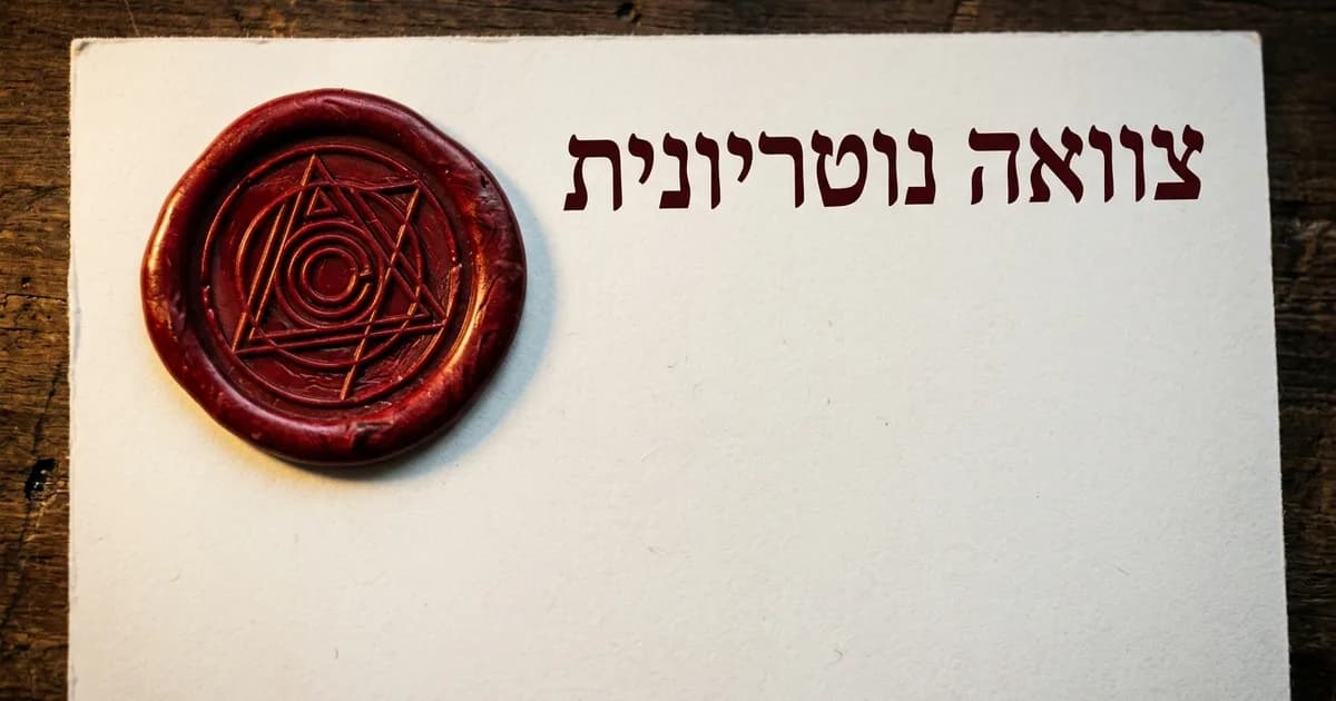צוואה נוטריונית: מתי כדאי וכמה זה עולה