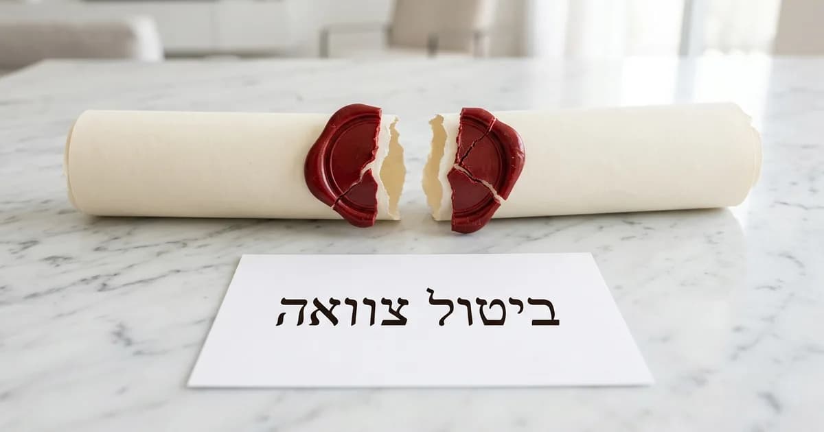 ביטול צוואה: כיצד ומתי ניתן לבטל