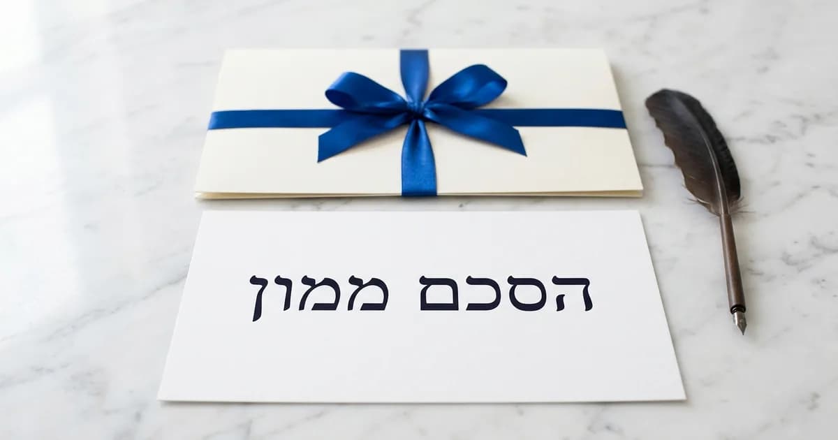 הסכם ממון: מה זה, למה צריך, ואיך עורכים