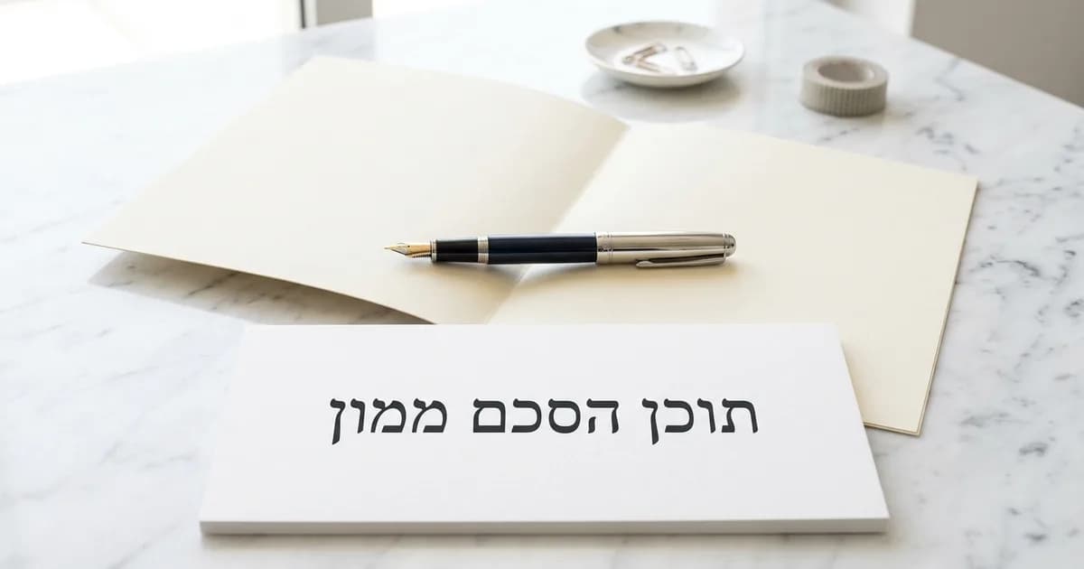מה חייב להיות בהסכם ממון: רשימה מלאה של הרכיבים