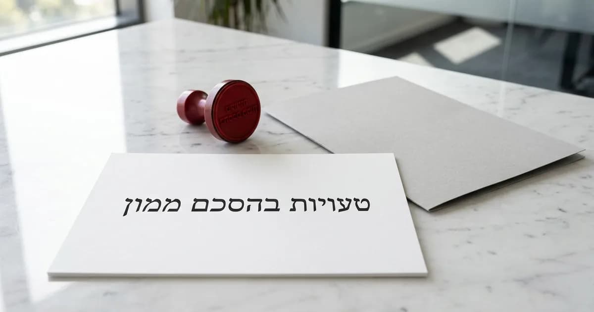 טעויות נפוצות בהסכם ממון וכיצד להימנע מהן