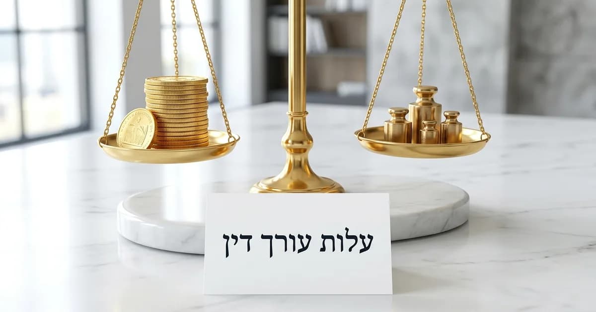 כמה עולה עורך דין בישראל: מה משפיע על המחיר