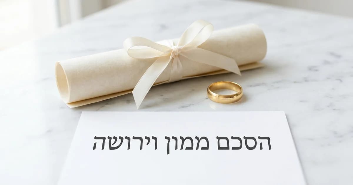בקשה לאישור הסכם גירושין הכולל תניות נאמנות לטובת הילדים לאחר אריכות ימים