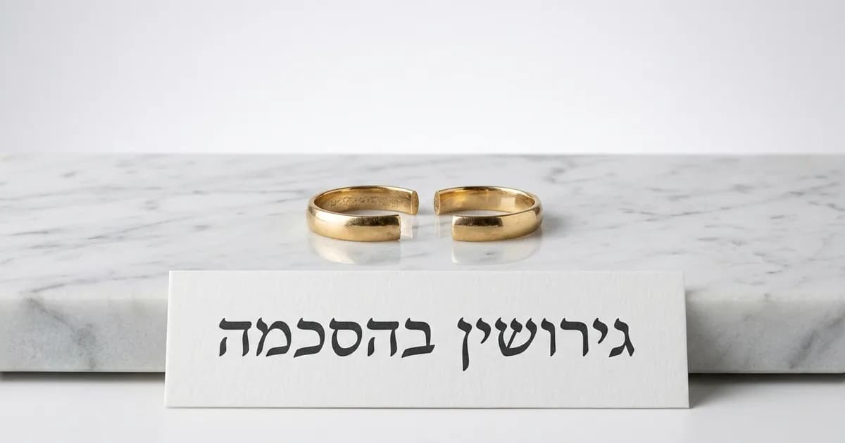 גירושין בהסכמה: השלבים, העלויות וכל מה שחשוב לדעת