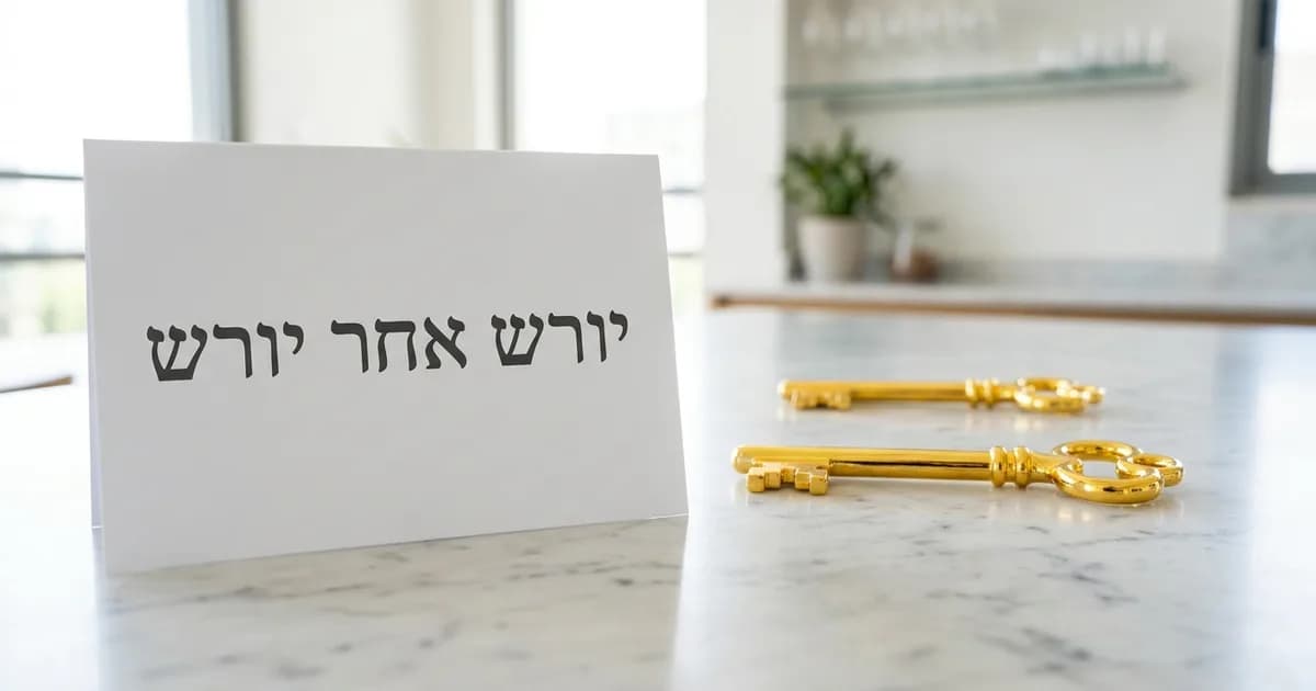 יורש אחר יורש: כך פועל סעיף 42 לחוק הירושה