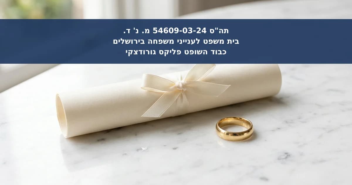 פרשנות הסכם ממון: ביטול או תוספת להסכם גירושין