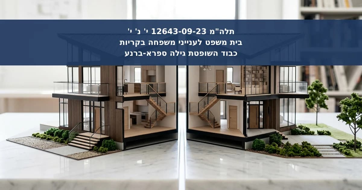 דחיית בקשה לביטול פסק דין בהעדר בתביעה לפירוק שיתוף