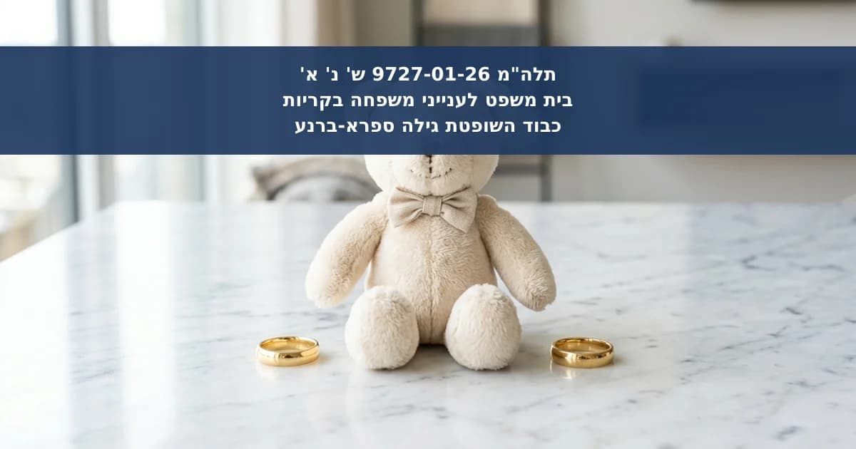 העברת מגורי קטינות לאב וזמני שהות מפוקחים לאם